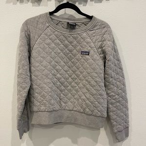 Grey Patagonia Quilted Crew | S